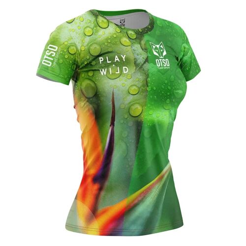 Camiseta de Padel Manga Corta Mujer Paradise