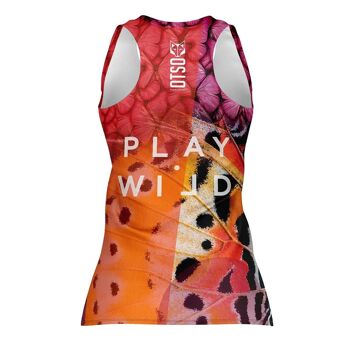 T-shirt de padel sans manches pour femme Wings 2