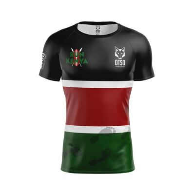 Run Kenya Kurzarm-T-Shirt für Herren
