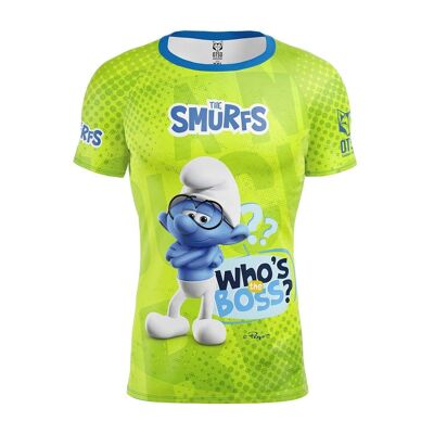 Camiseta Manga Corta Hombre Smurfs Boss