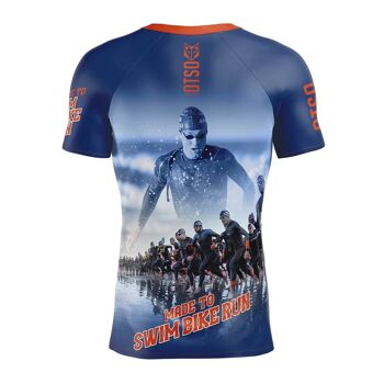T-shirt à manches courtes Swim Bike Run pour homme 2