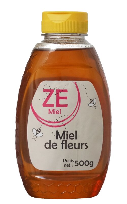 ZE MIEL MIEL DE FLEURS LIQUIDE Squeezer origine UE non UE