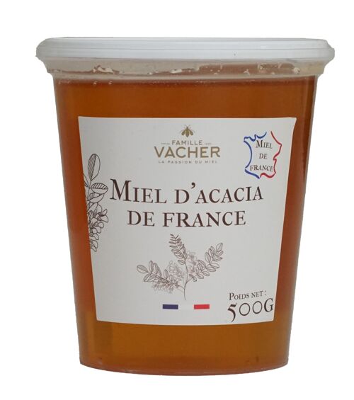 Miel d'acacia de France 500g