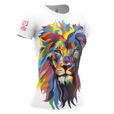 Be A Lion Damen-Kurzarm-T-Shirt