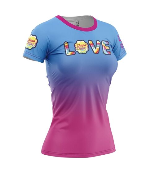 Camiseta Manga Corta Mujer Chupa Chups Love