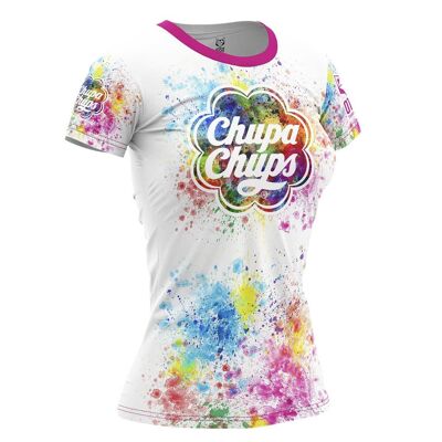 Camiseta Manga Corta Mujer Chupa Chups Paint