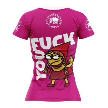 T-shirt à manches courtes pour femme Fuck You de Kukuxumusu 2