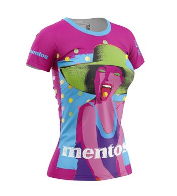 T-shirt à manches courtes pour femmes Mentos Hat 1