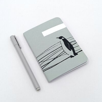 Schreibwaren-Notizbuch Pinguin 10 x 14 cm