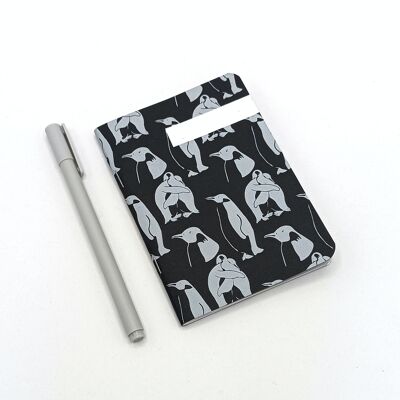 Schreibwaren-Notizbuch Pinguinmuster 10 x 14 cm