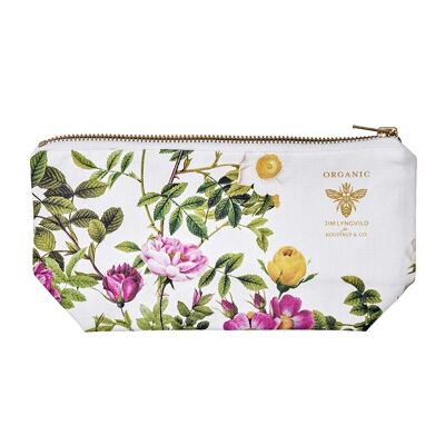 Cosmetic bag (bottom) - Rose Flower Garden JL