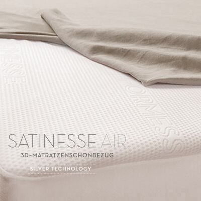 Satinesse Air SILVER - 160x210 cm - Wollweiss