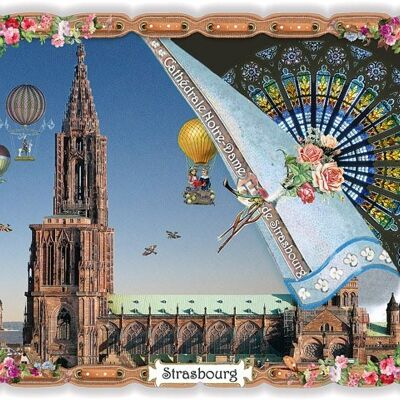 La France - Strasbourg - Cathédrale Notre-Dame 1 (SKU: PK8001)