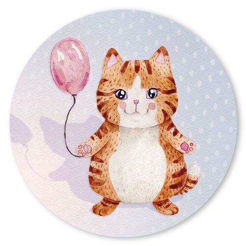 Chat avec ballon (SKU: PK561)