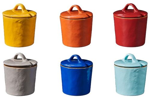 Colored Pots - Set of 6