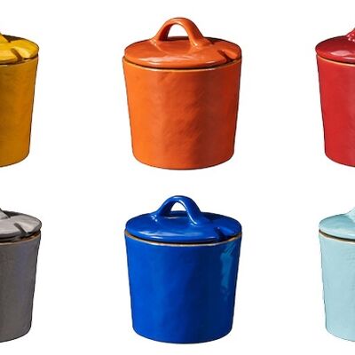 Colored Pots - Set of 6