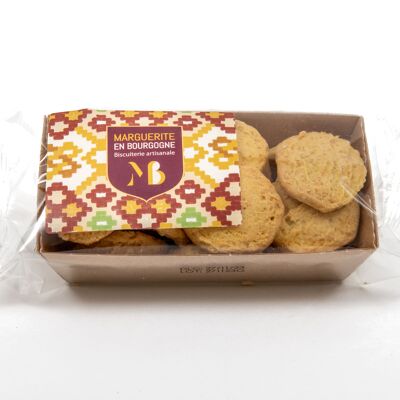 Galletas saladas ecológicas con Gruyère IGP - Bandeja individual de 60g