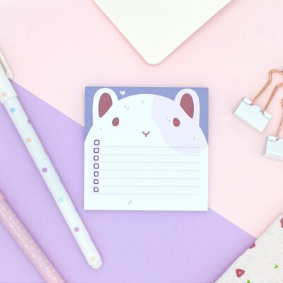 Hamster Sticky Notes | Pastel Stationery | Scrapbooking & Calendar Journals | birthday gift | Christmas present | miamouz