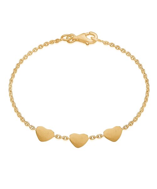 Love heart bracelet - 3 hearts I