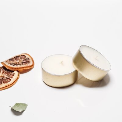 Individual tealight candle