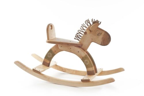 Wooden Rocking Horse Green