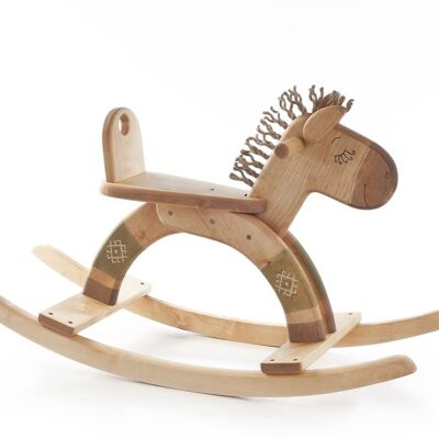 Wooden Rocking Horse Green