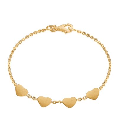 Love heart bracelet - 4 hearts I