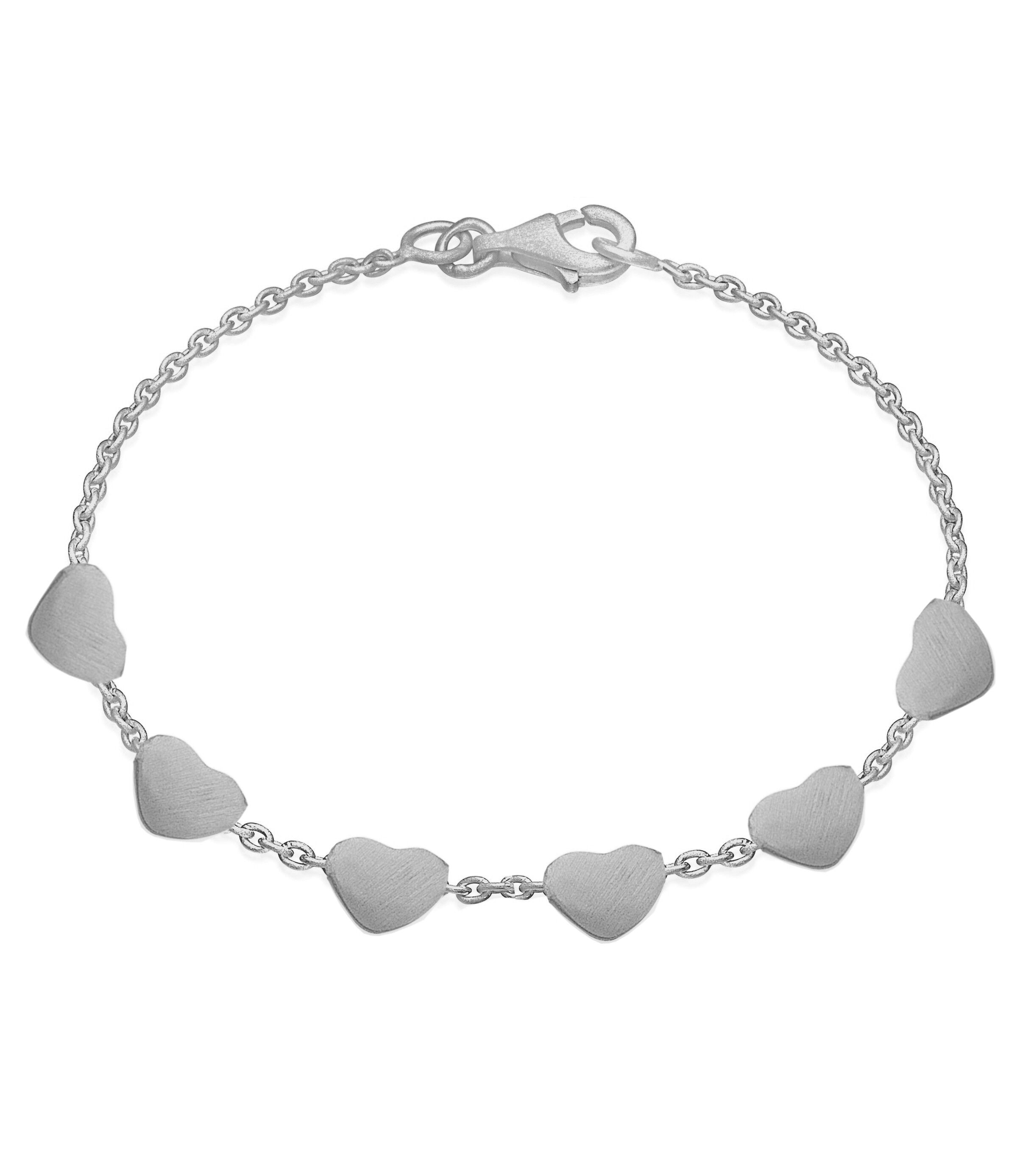 Liebesherz Armband - 6 Herzen II