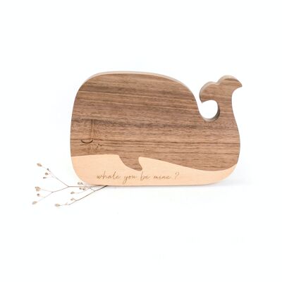 tablero de madera "pequeña ballena"