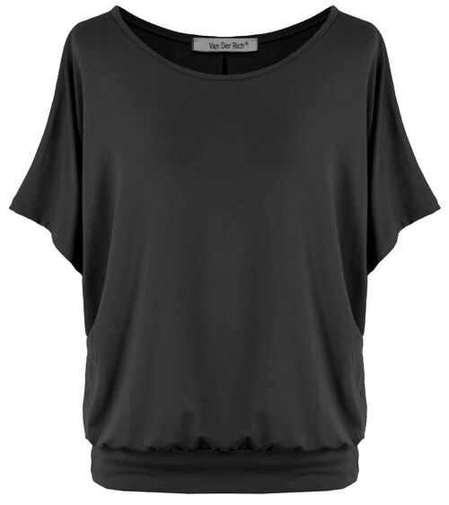 Van Der Rich ® - Tee Shirt Oversize Manche chauve souris  - Femme