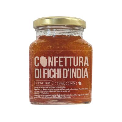 Jam - Confettura extra di fichi d'india - Extra prickly pear jam (340g)
