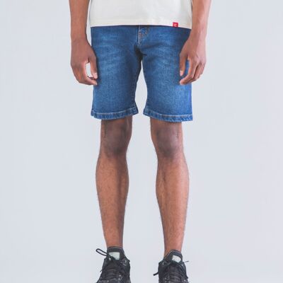 JAY VINTAGE DARK BLUE MEN'S JEAN SHORTS