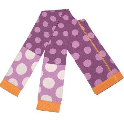 Leggings for children >>Lilac Bubbles<<