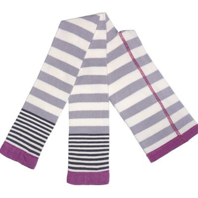 Leggings for children >>Lavender Stripes<<
