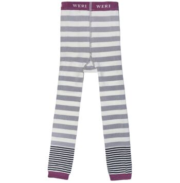Leggings pour enfants >>Lavender Stripes<< 2