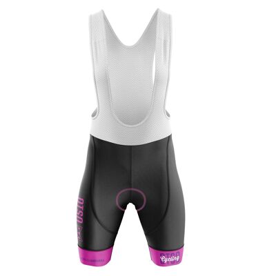 Pantaloncini ciclismo da donna rosa fluo