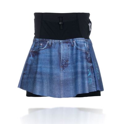 Women's Blue Jeans Skirt