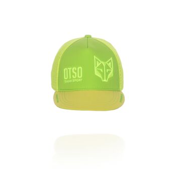 Casquette Snapback Vert Fluo & Jaune Fluo 4