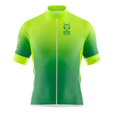 Maillot de Ciclismo Manga Corta Hombre Fluo Green