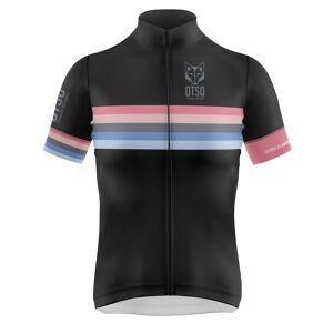 Maillot Cyclisme Femme Manches Courtes Stripes Noir