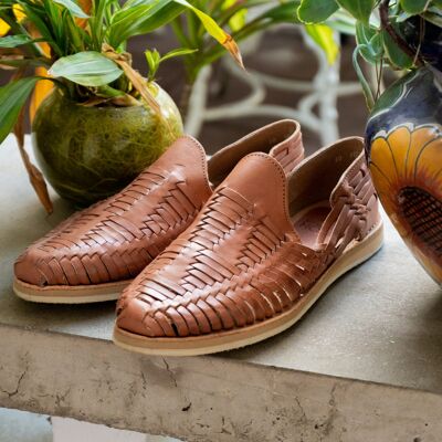 Sandales Huarache en cuir faites à la main pour hommes | La Havane