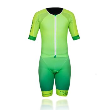 Combinaison Triathlon Homme Jaune Fluo & Vert Fluo 1