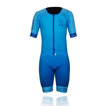 Combinaison Triathlon Homme Bleu Clair & Bleu Electrique 1
