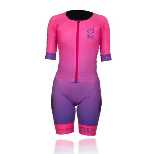 Mono de Triatlón Mujer Fluo Pink & Violet