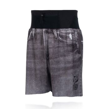 Short Homme Jeans Noir 3