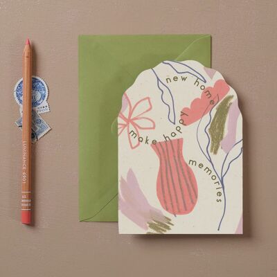 New Home Happy Memories Card | Nuova carta casa | Carta di congratulazioni