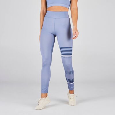Blue Falbala sports leggings