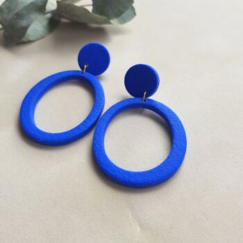 Boucles d'oreilles pendantes en bleu, boucles d'oreilles pendantes 3