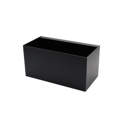 Steel Magnetic Container, Charcoal Grey, Made in Italy