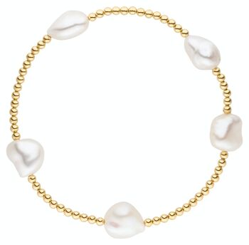 Bracelet avec perles d'eau douce 1